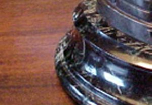 Closeup of Oval Base